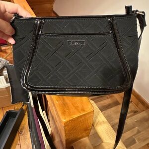 Vera Bradley Black Quilted Crossbody Bag